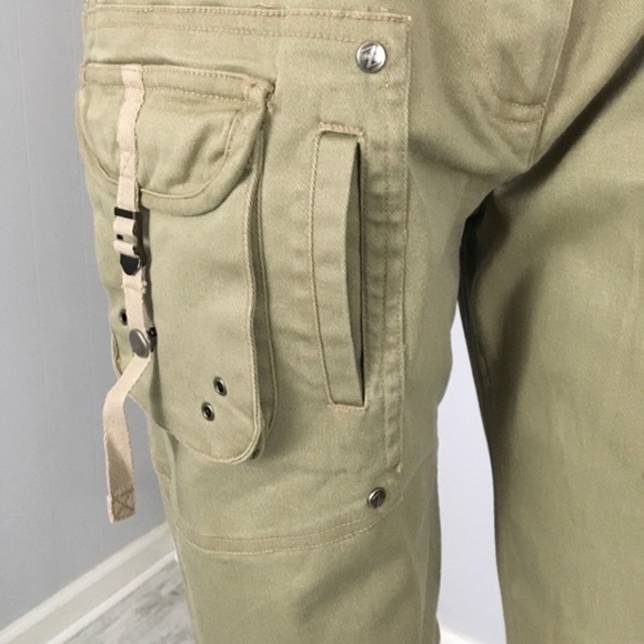 Zinc Utility Pants Khaki Green 7 Women’s Pockets - Picture 14 of 16